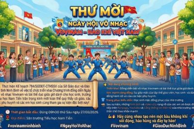 THƯ MỜI THAM GIA NGÀY HỘI VÕ NHẠC 