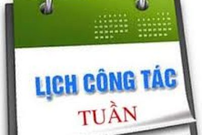 LỊCH CÔNG TÁC TUẦN 42 – NĂM HỌC 2025 – 2026