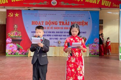HOẠT ĐỘNG TRẢI NGHIỆM CHIA SẺ VỀ SÁCH VÀ VĂN HÓA ĐỌC – CHÀO MỪNG NGÀY NHÀ GIÁO VIỆT NAM 20 – 11